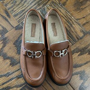 Salvatore Ferragamo leather loafers $950